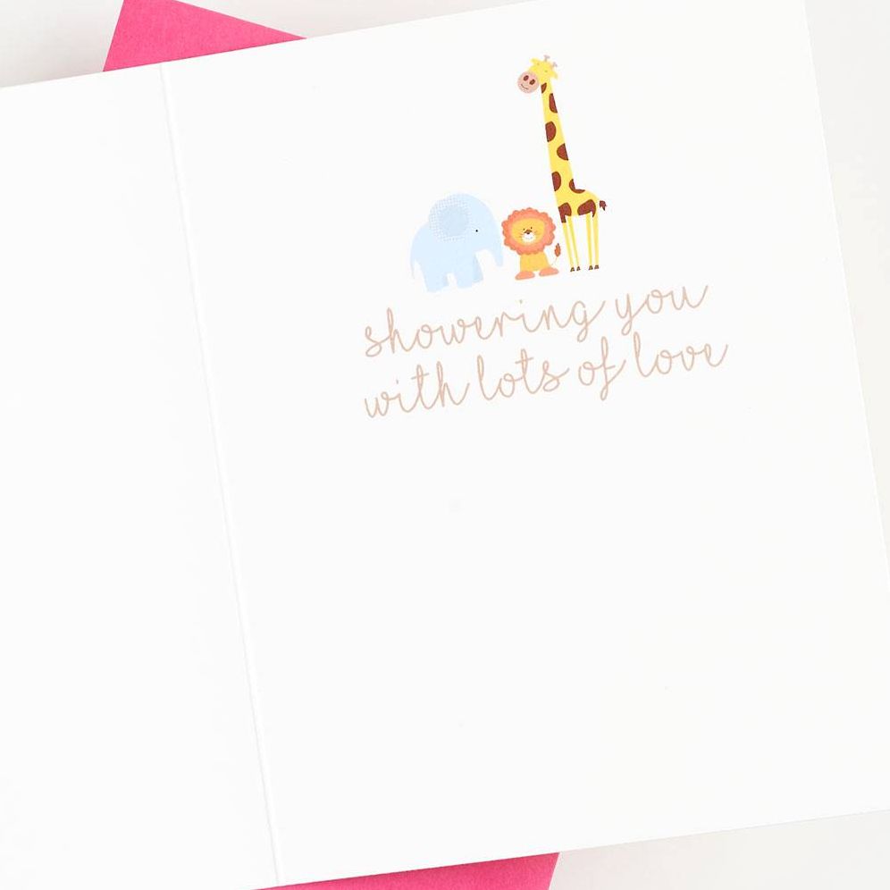 Safari Baby Shower Card