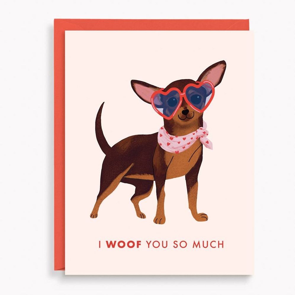 C*a様 Chihuahuaページ Chihuahua Woof You Love Card | Paper Source
