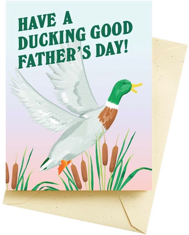 Ducking Great Fathers Day Card