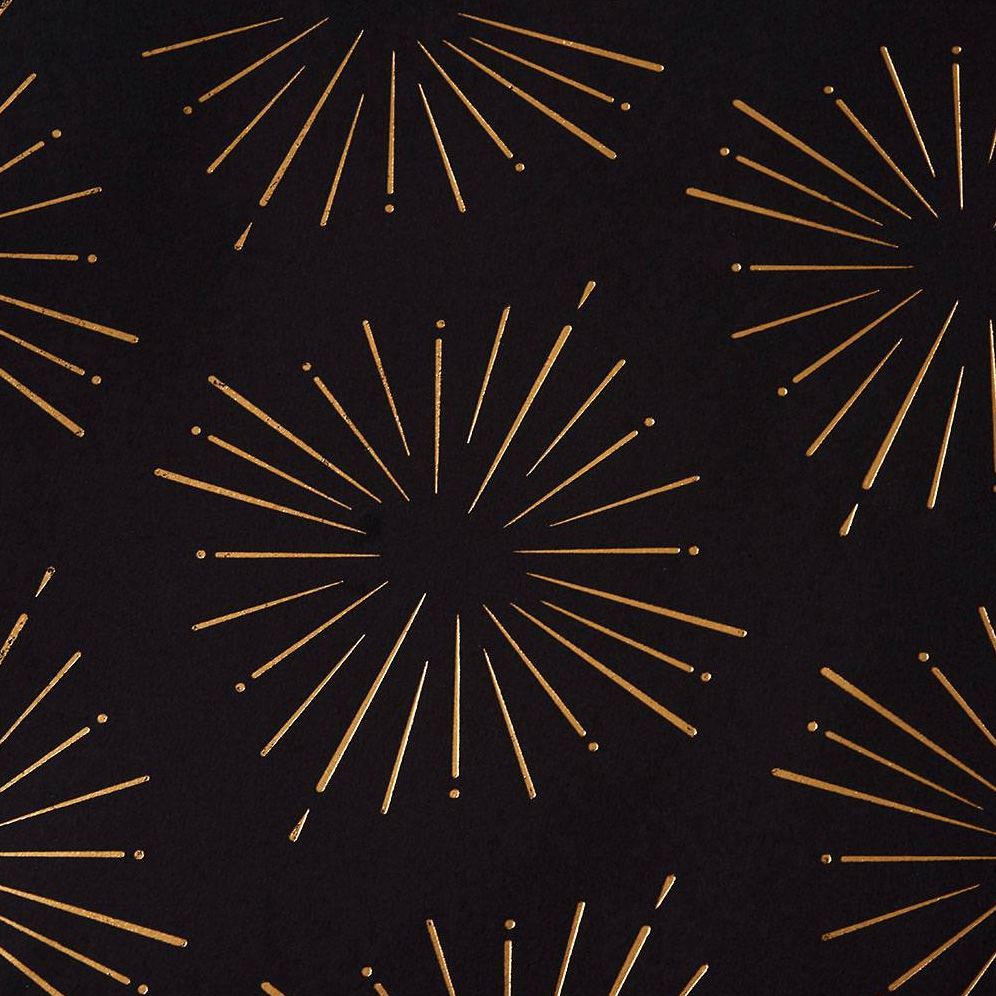 Gold Starburst Medium Gift Bag