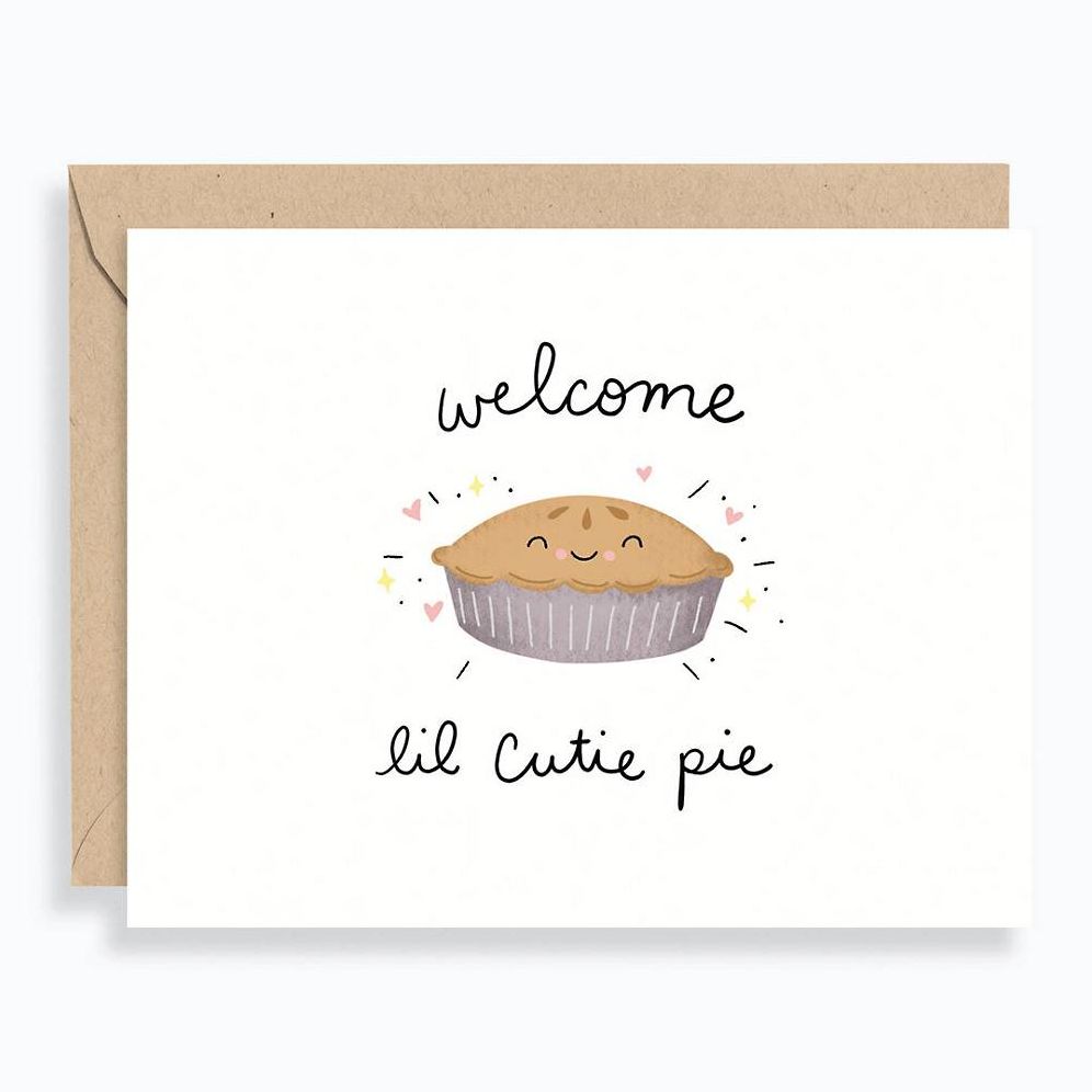 Cutie Pie Baby Card | Paper Source