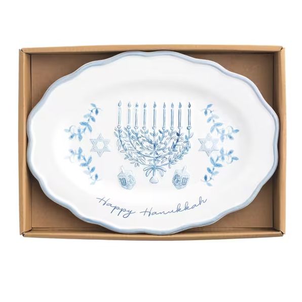 Menorah Ceramic Platter