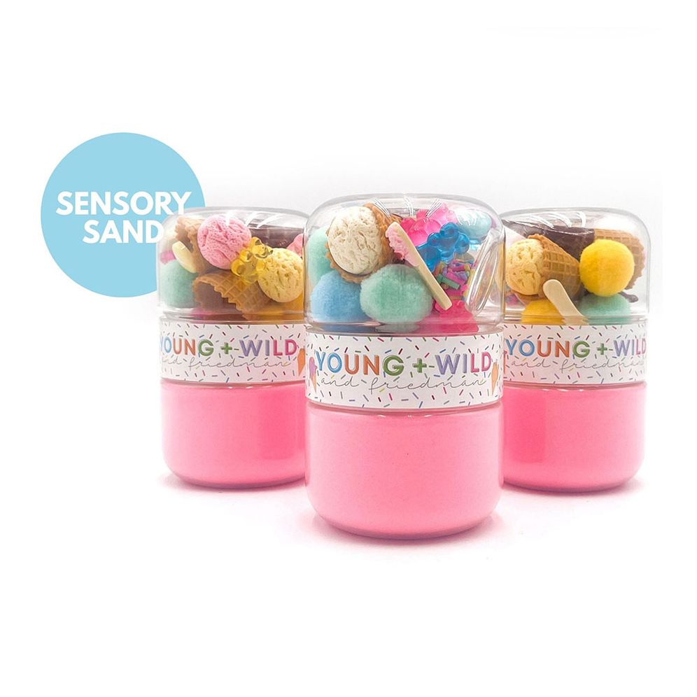 Ice Cream Grab & Go Kinetic Sand Jar