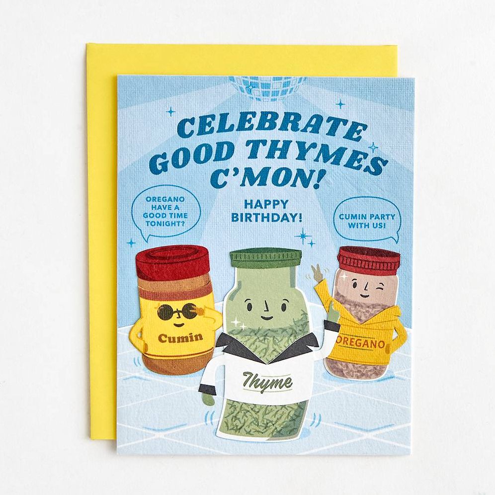 Celebrate Good Thymes Birthday Card | Paper Source