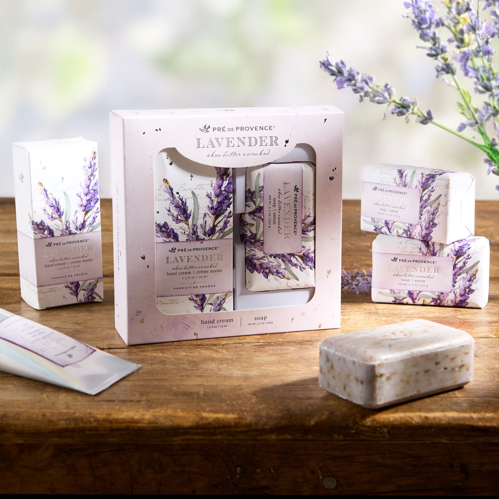 Lavender Hand Cream & Soap Set