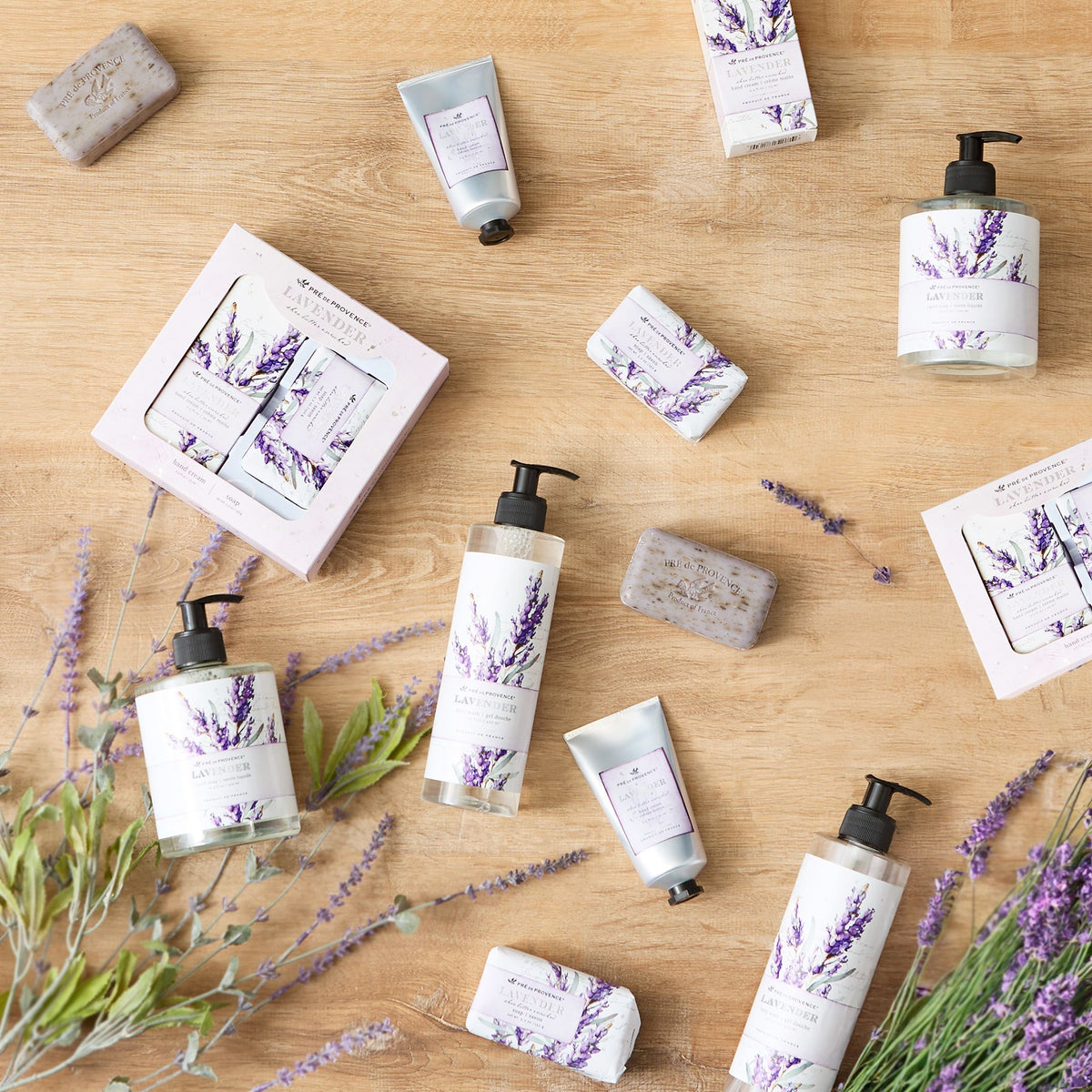Lavender Hand Cream & Soap Set
