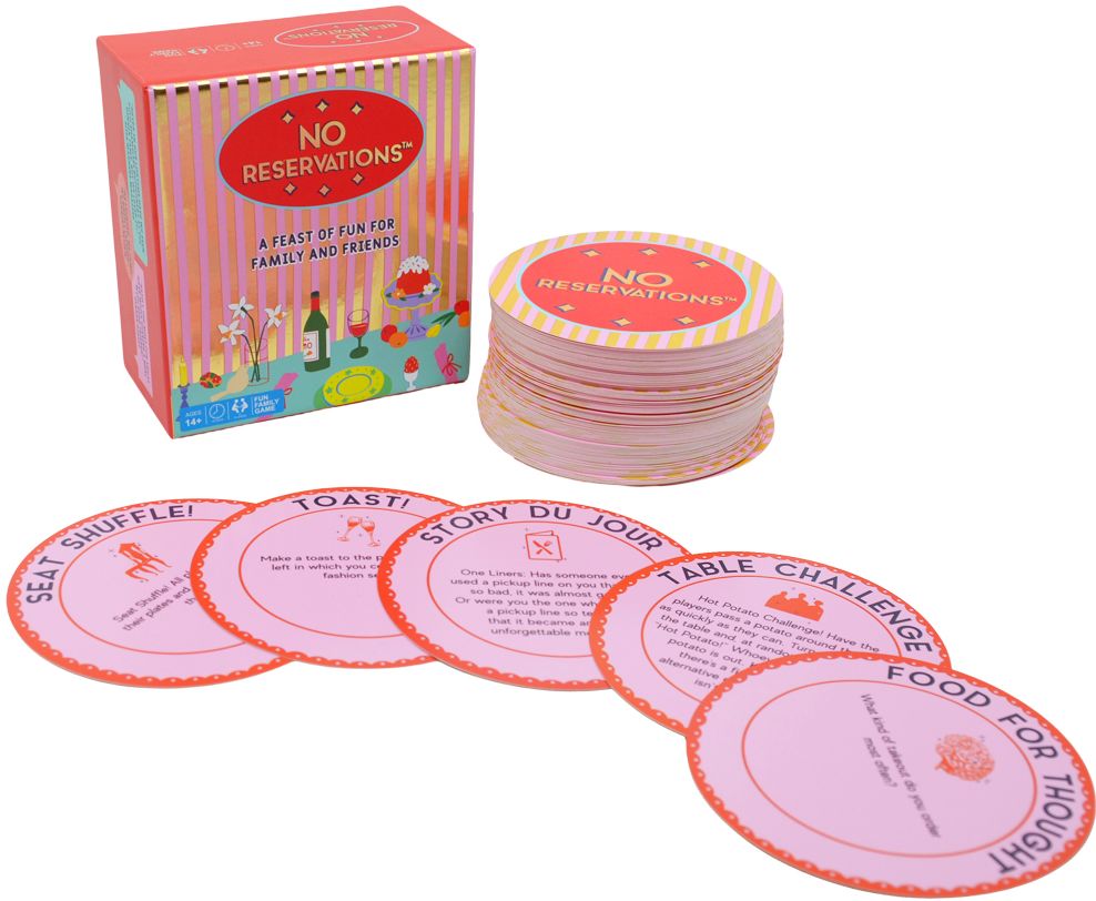 No Reservations Card Game