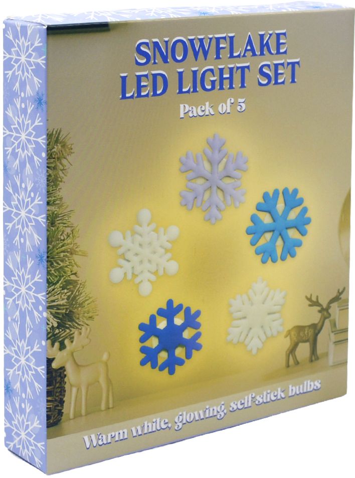 Snowflake Adhesive Lights