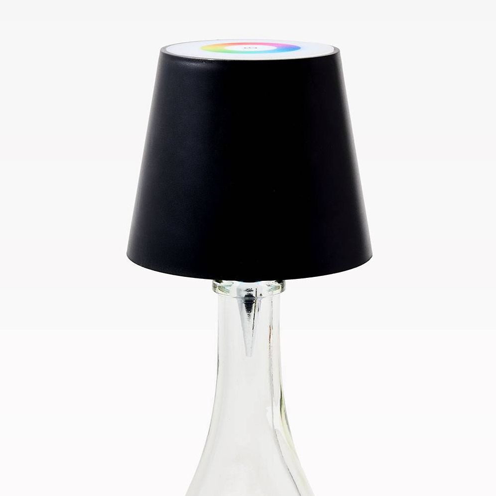 Wine Bottle Lamp with Wine Stopper | Paper Source