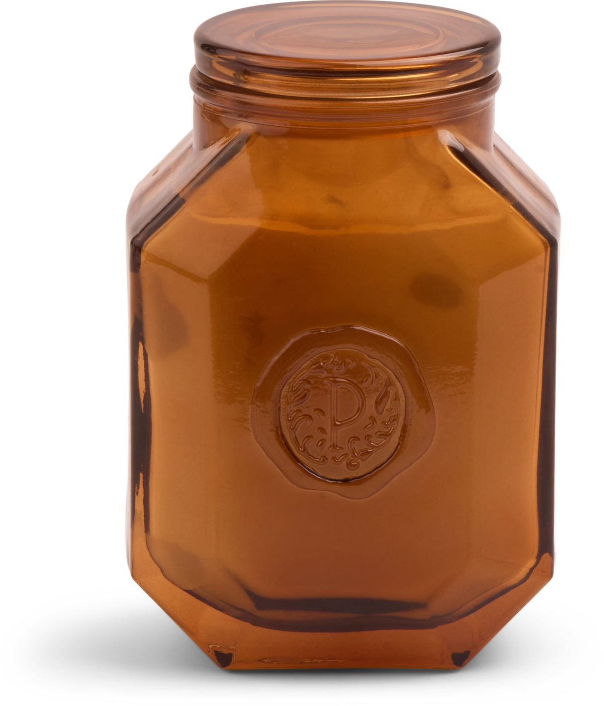 Botanica Leather and Smoke Glass Candle 8 Oz