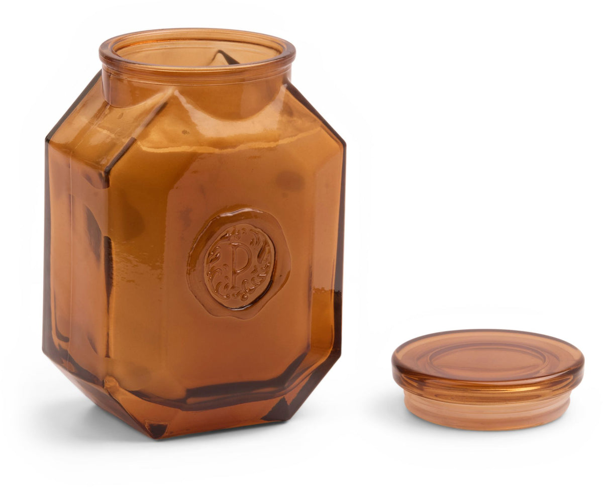 Botanica Leather and Smoke Glass Candle 8 Oz
