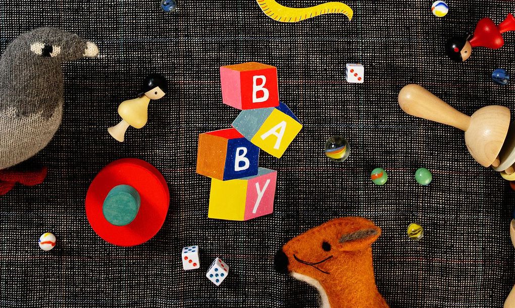 Blocks Diecut Baby Card