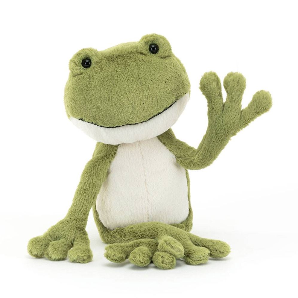  finnegan frog カエル 緑 蛙 動物 ぬいぐるみ Finnegan Frog Plush - In Store Exclusive | Paper Source