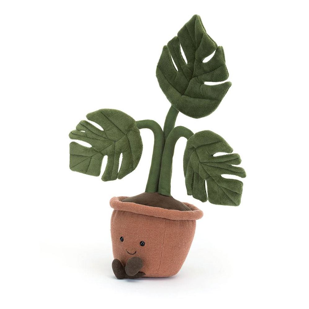  ジェリーキャット　モンステラ　monstera ぬいぐるみ Amuseable Monstera Plant Plush - In Store Exclusive | Paper Source
