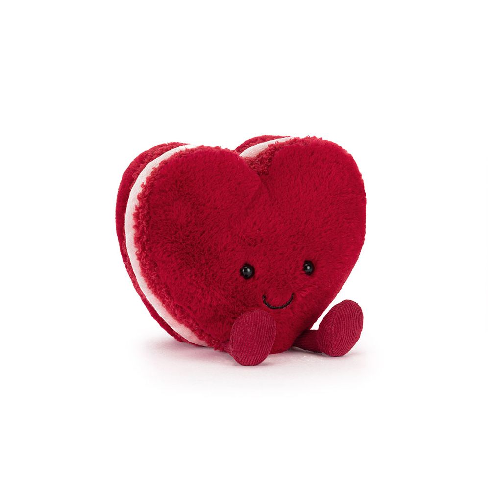 Amuseables Arlette Heart Macaron (Red) | Paper Source