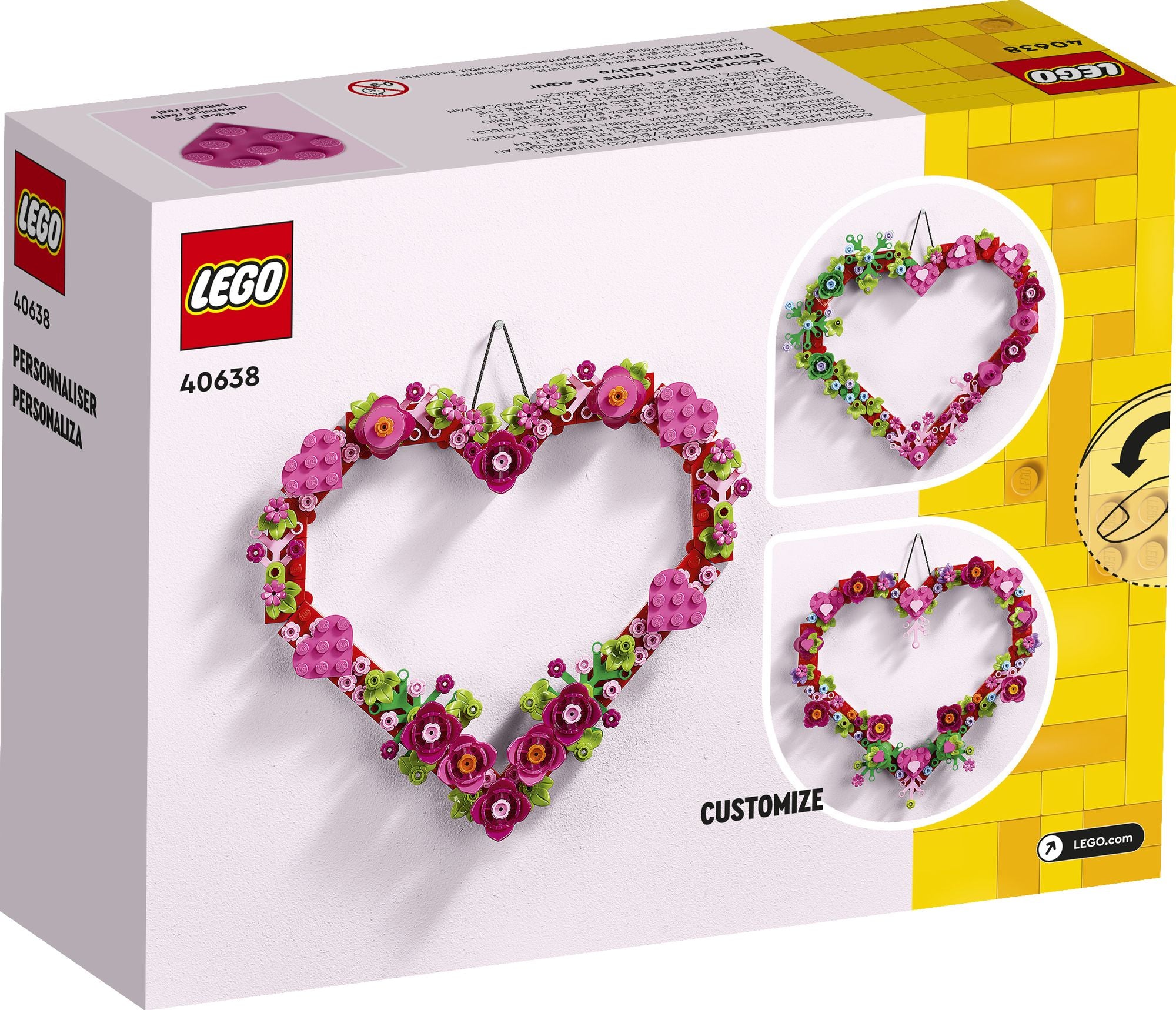 LEGO Heart Ornament 40638