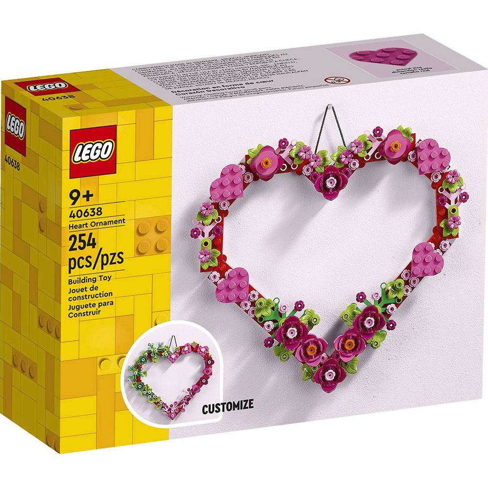 LEGO Heart Ornament 40638