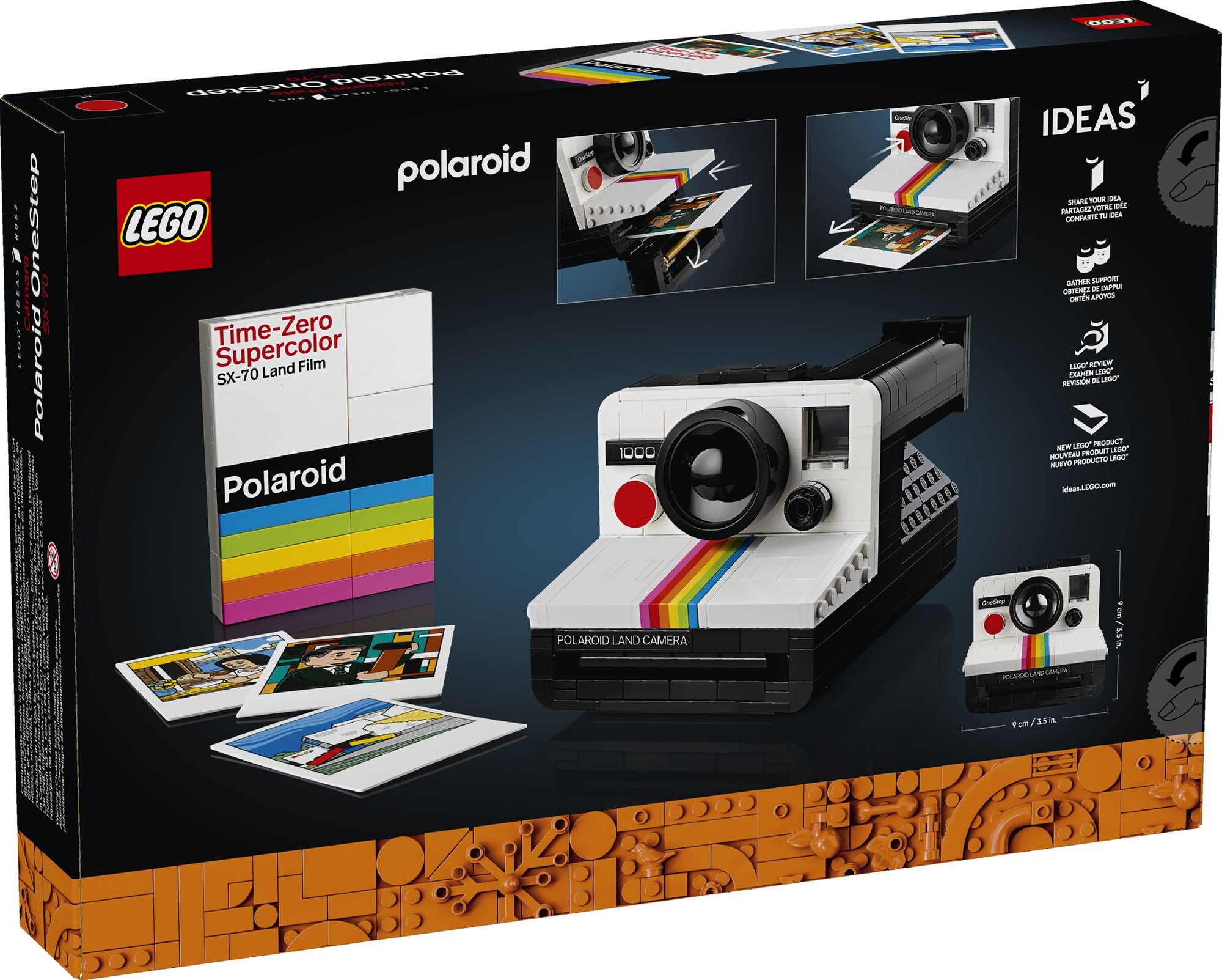 LEGO Ideas Polaroid OneStep SX-70 Camera 21345