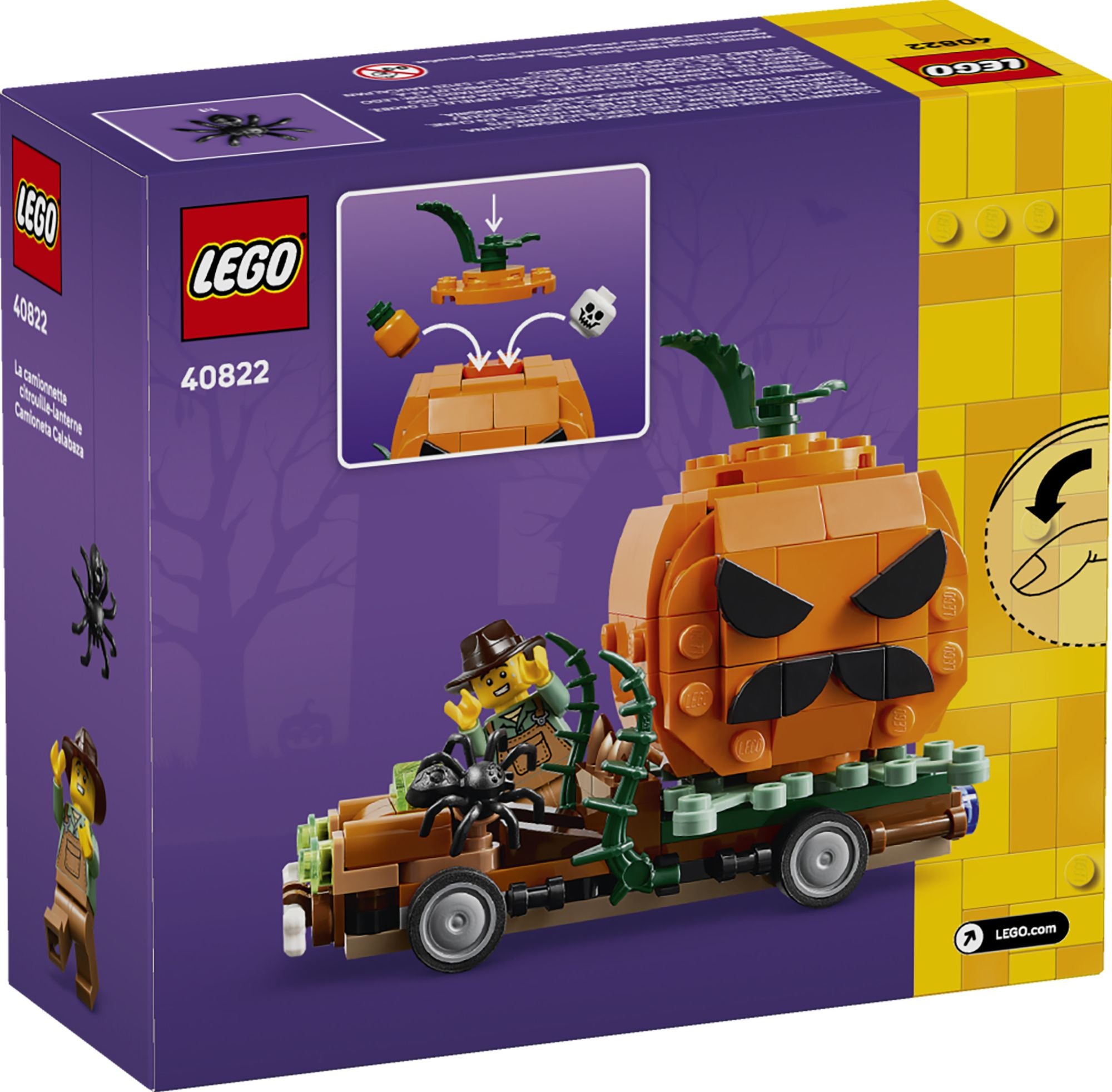 LEGO Iconic Jack-O'-Lantern Pickup Truck 40822