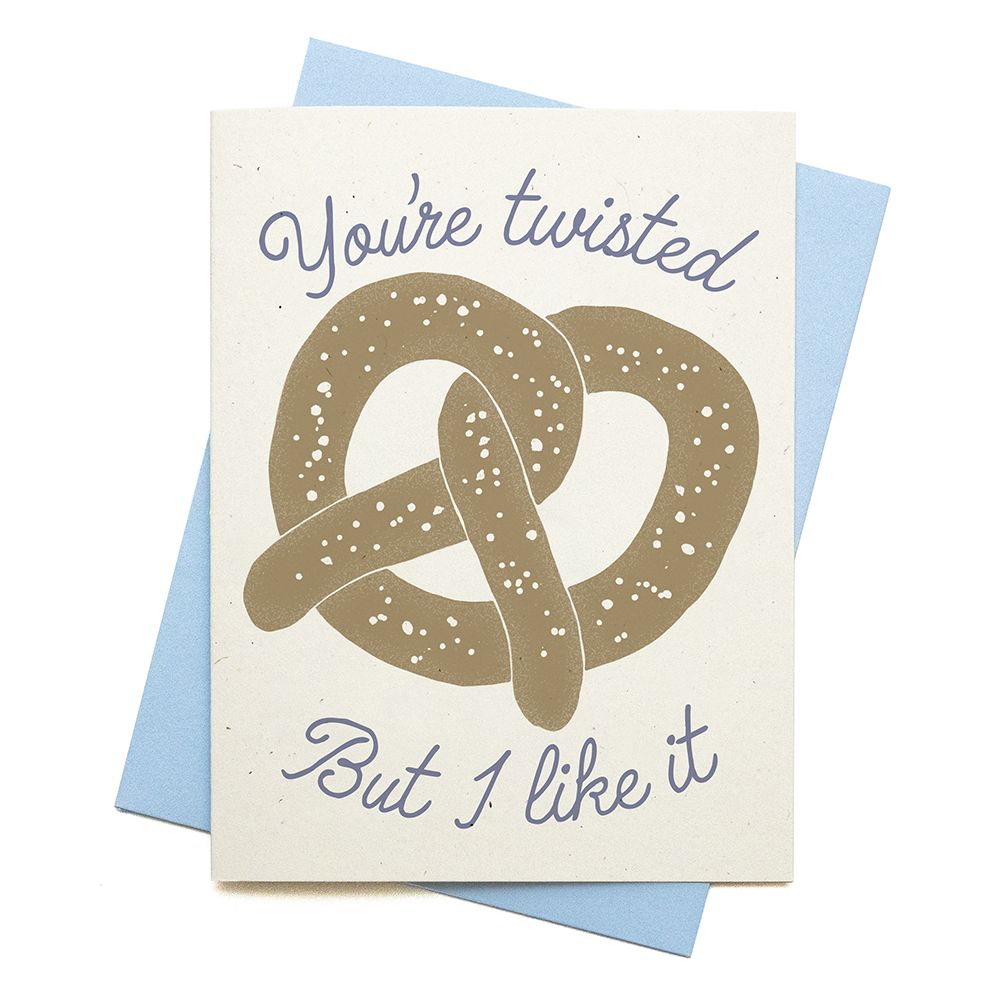 Twisted Pretzel Thank You Card