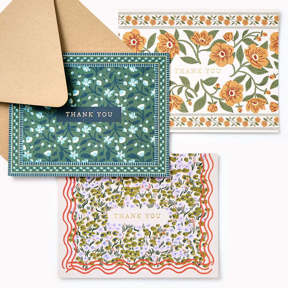 Thank You Floral Tapestries A2 Stationery Set