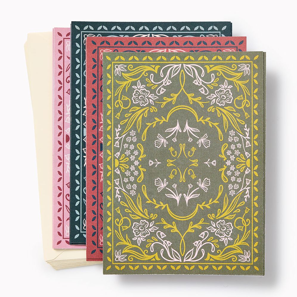 Folk Floral A6 Stationery Set