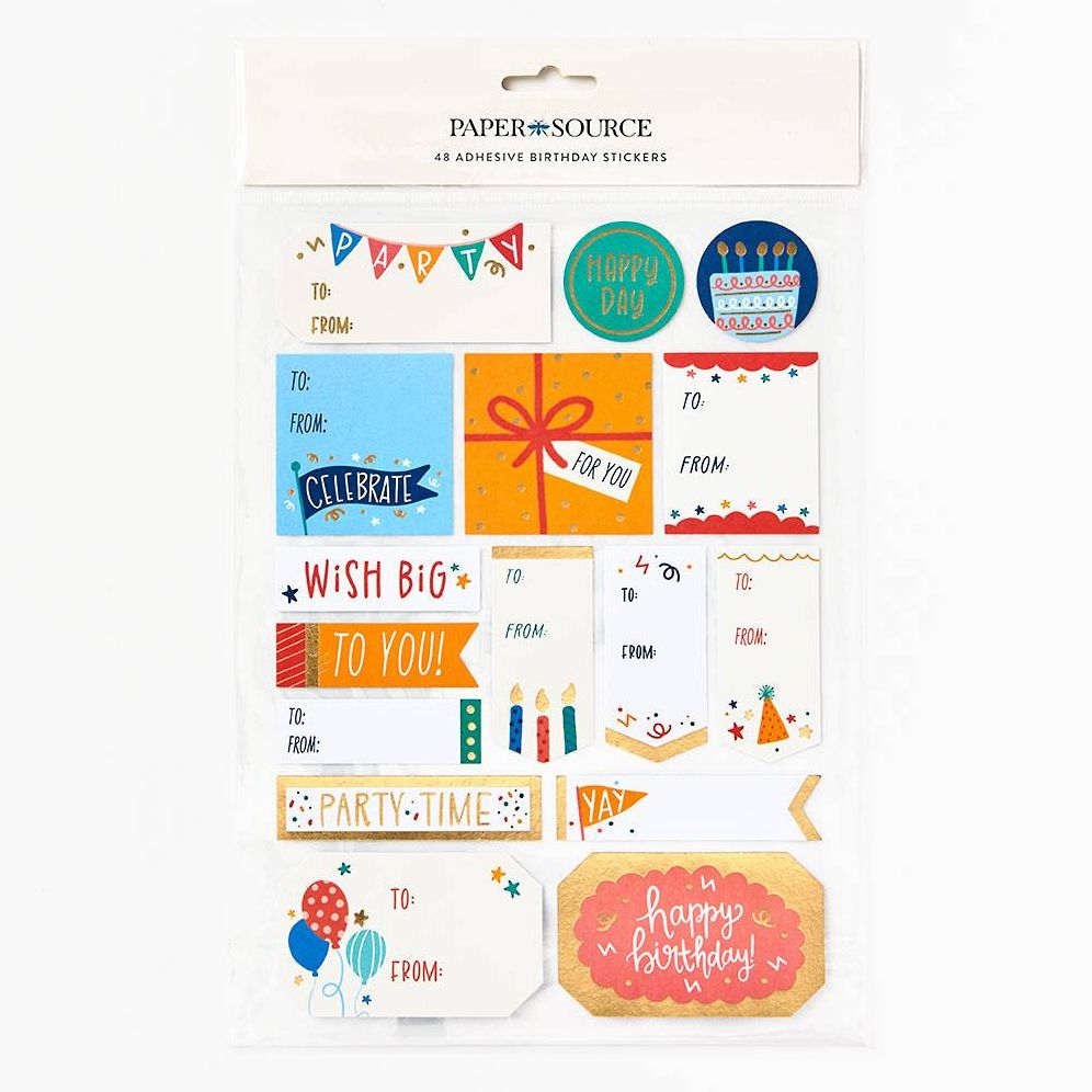 Happy Birthday Gift Labels