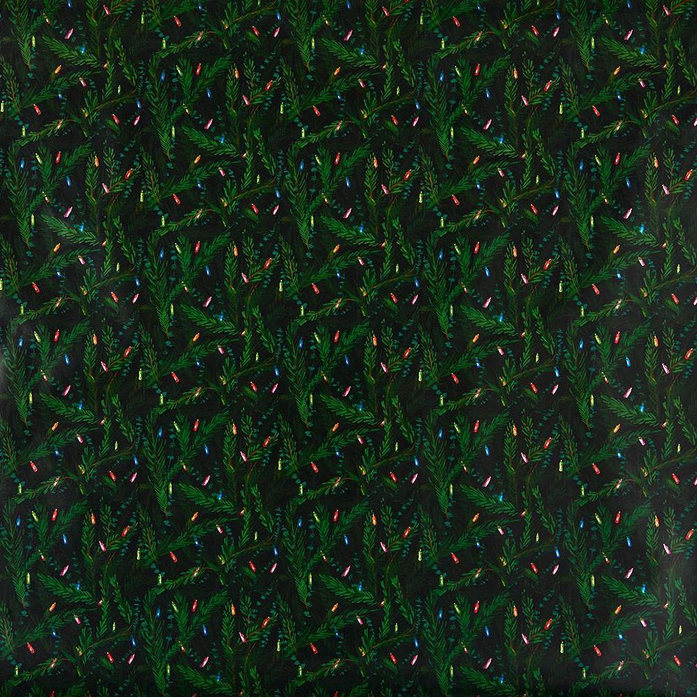 String Lights Wrapping Paper