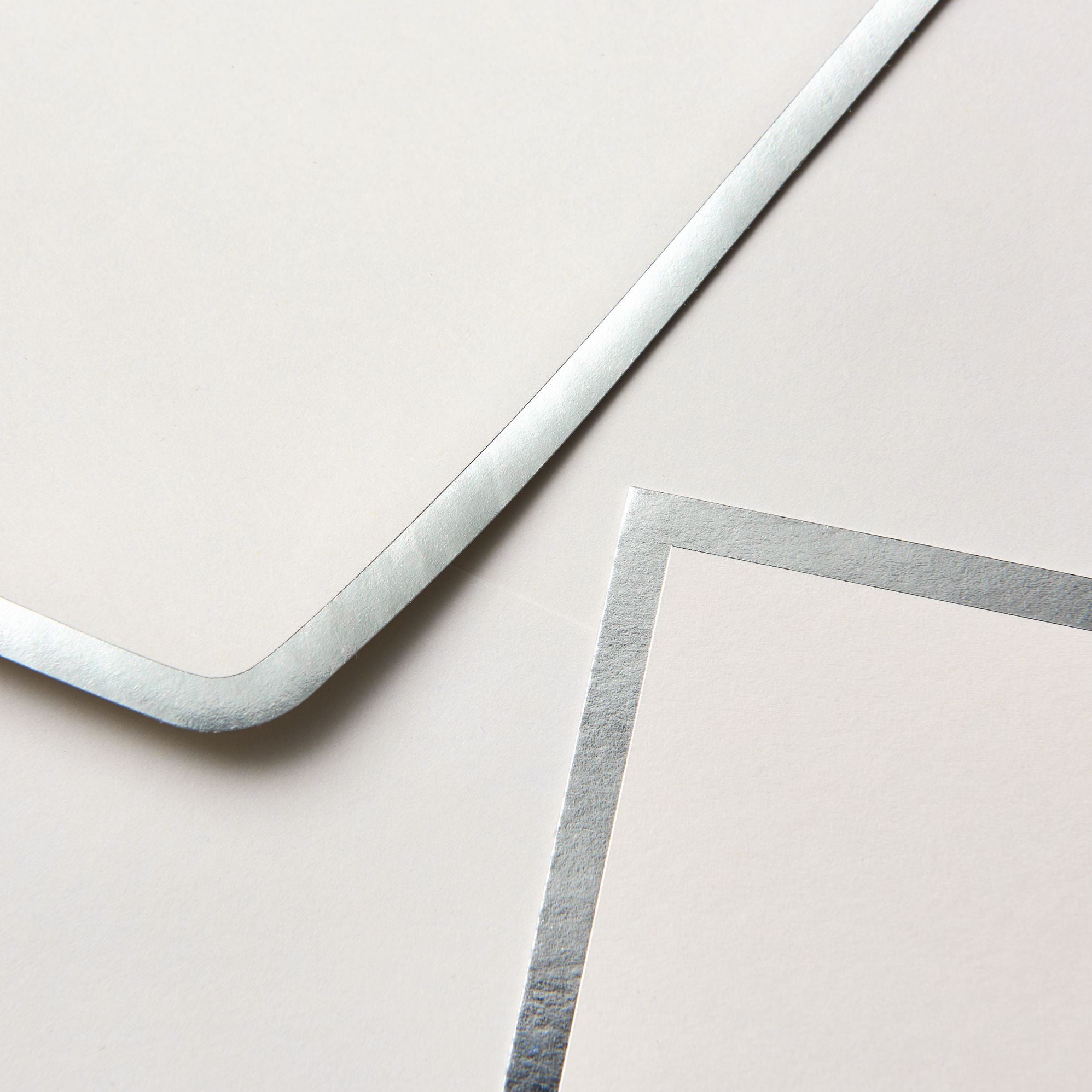 Jeremiah Brent Silver Border Stationery Set