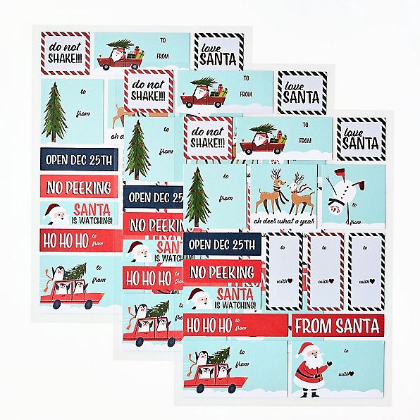 Love from Santa Gift Labels 48 pc