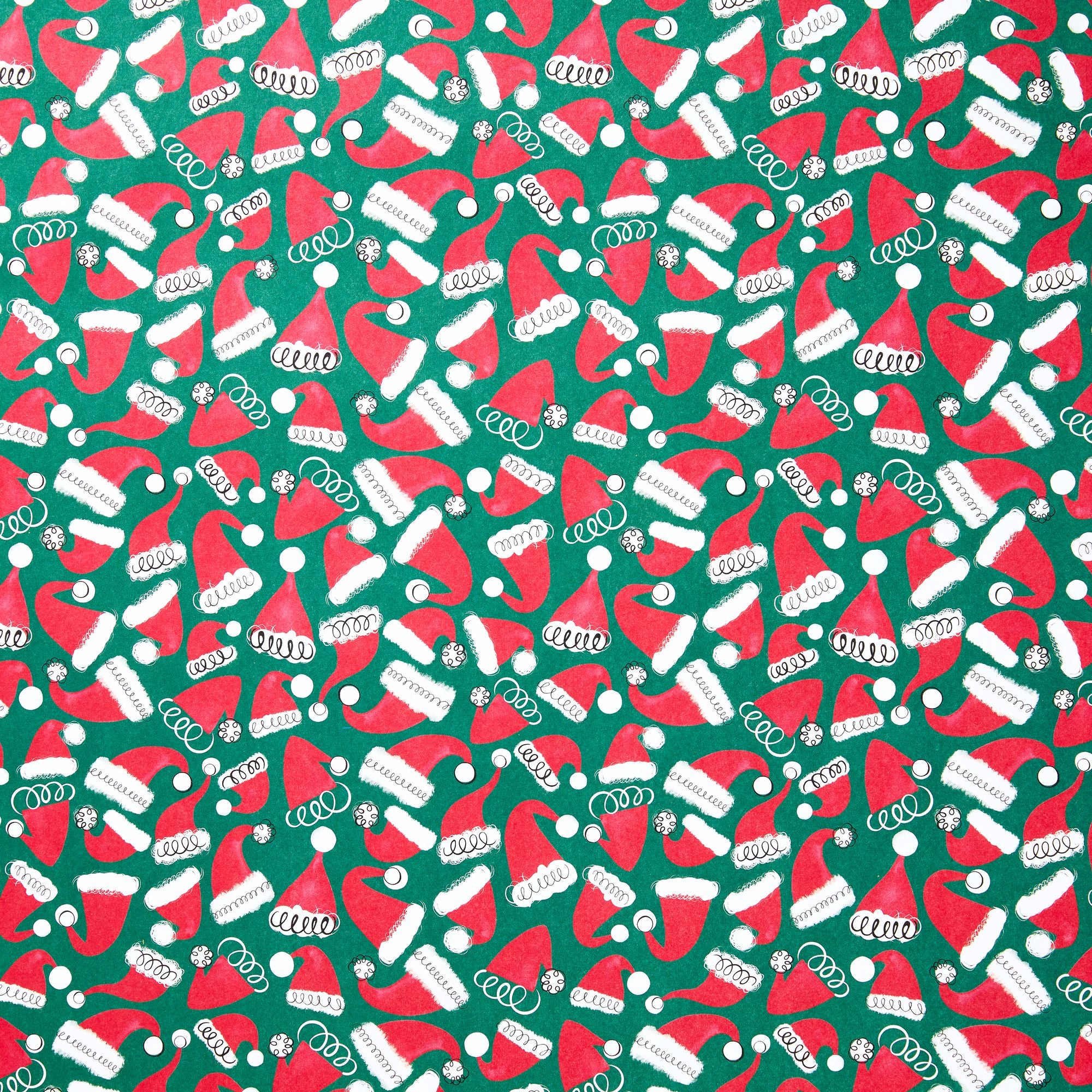 Santa Hat Flat Wrap