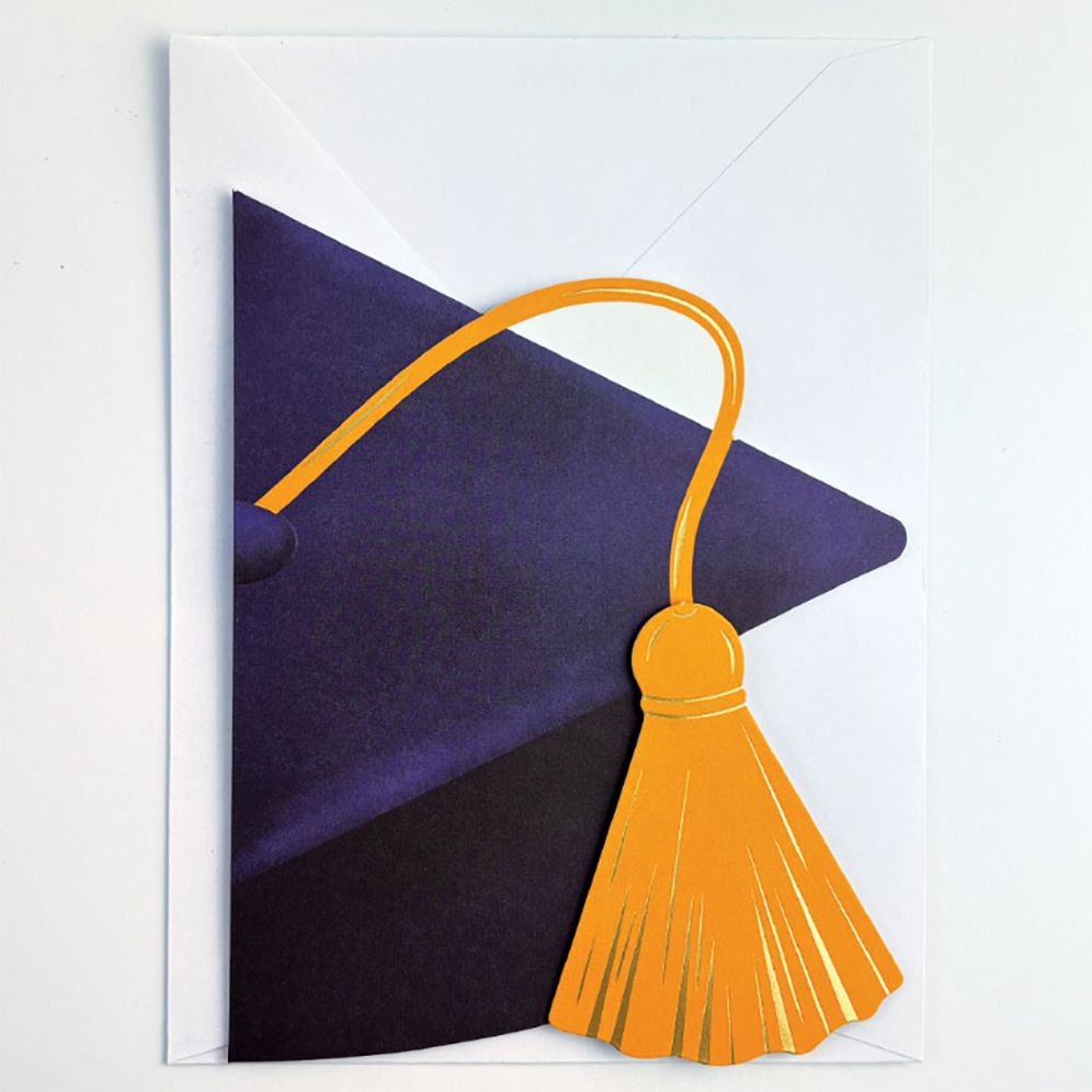 Graduation Diecut Cap Card