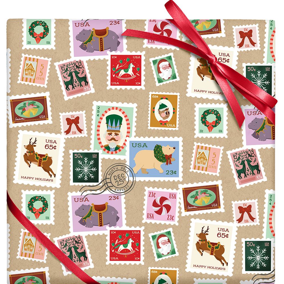 Santa Mail Roll Wrap