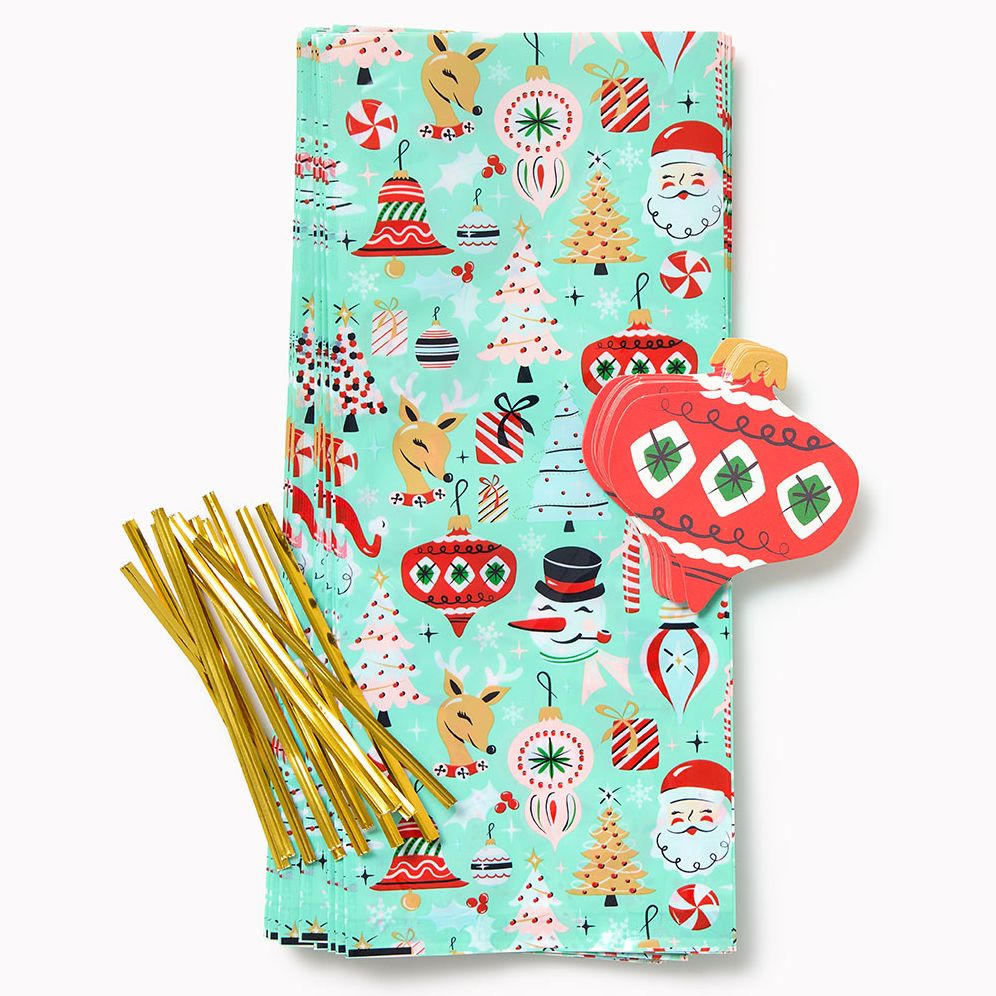Holly Jolly Icons Cello Bags Set of 15