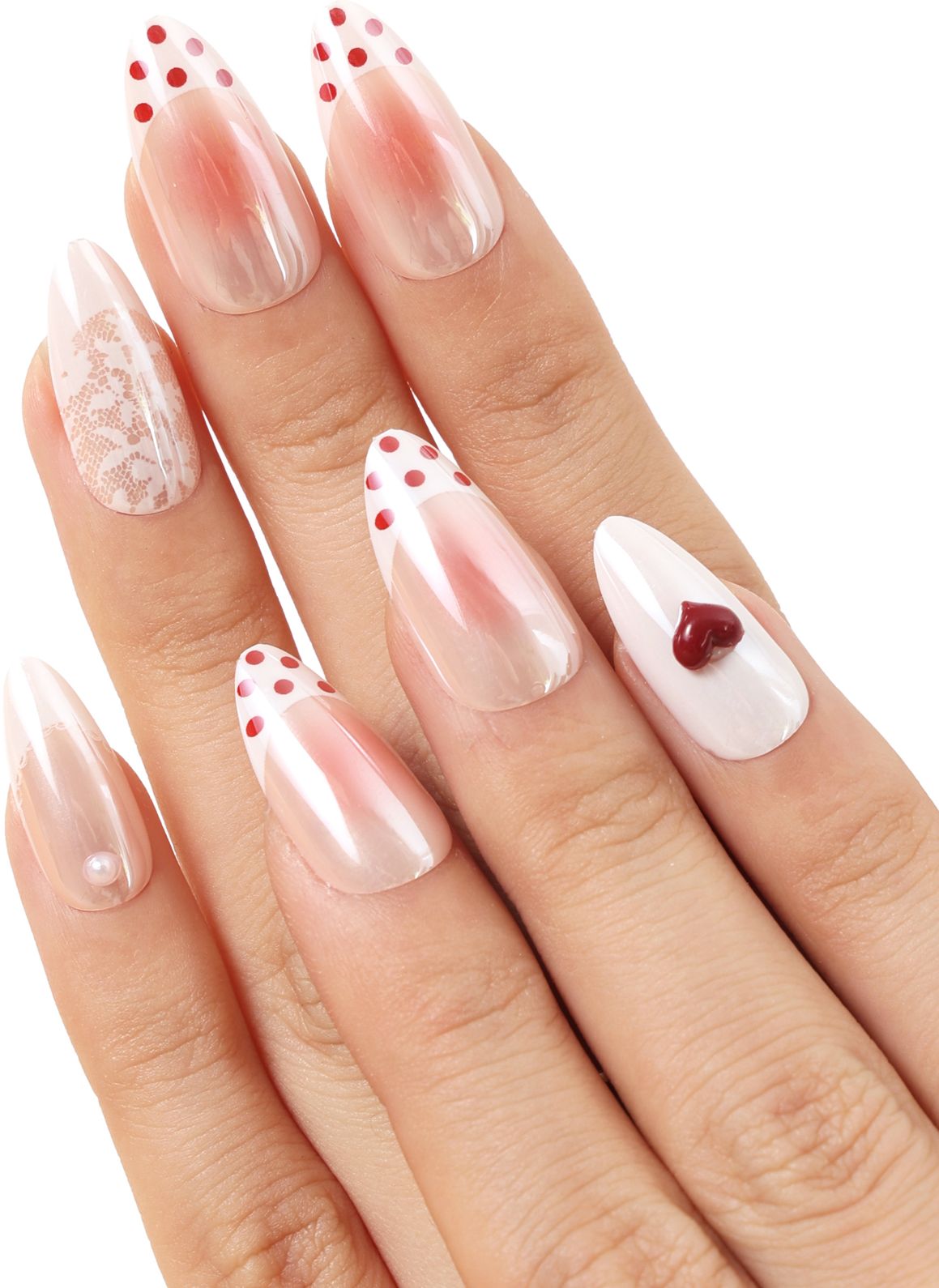 LOVER GIRL - ALMOND PRESS-ON NAILS