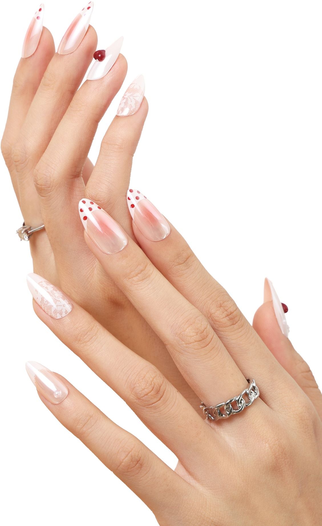 LOVER GIRL - ALMOND PRESS-ON NAILS
