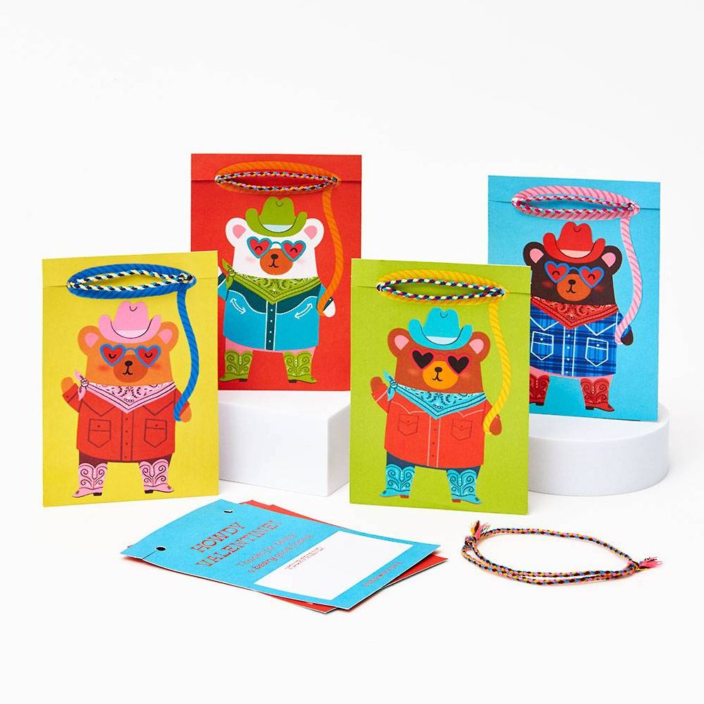 Howdy Bear Classroom Valentine Card Set | Paper Source