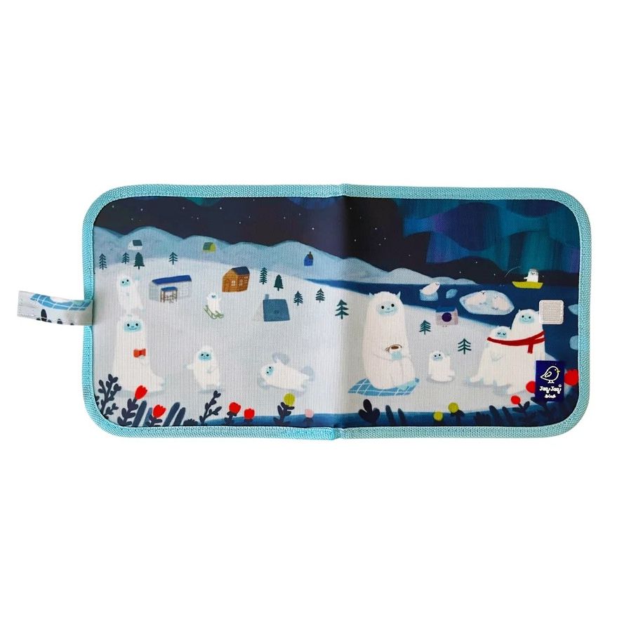 Yetis And Aurora Borealis Erasable Doodle Book