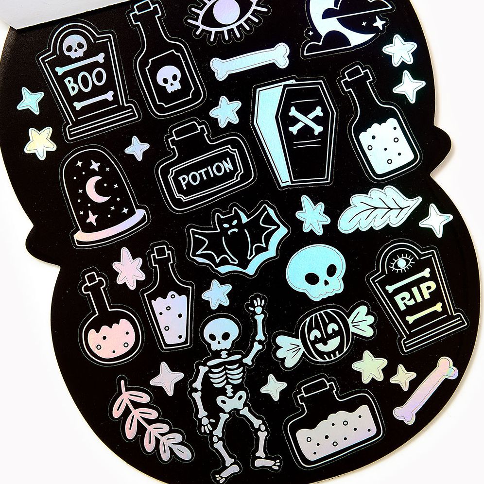 Halloween Cat Sticker Book