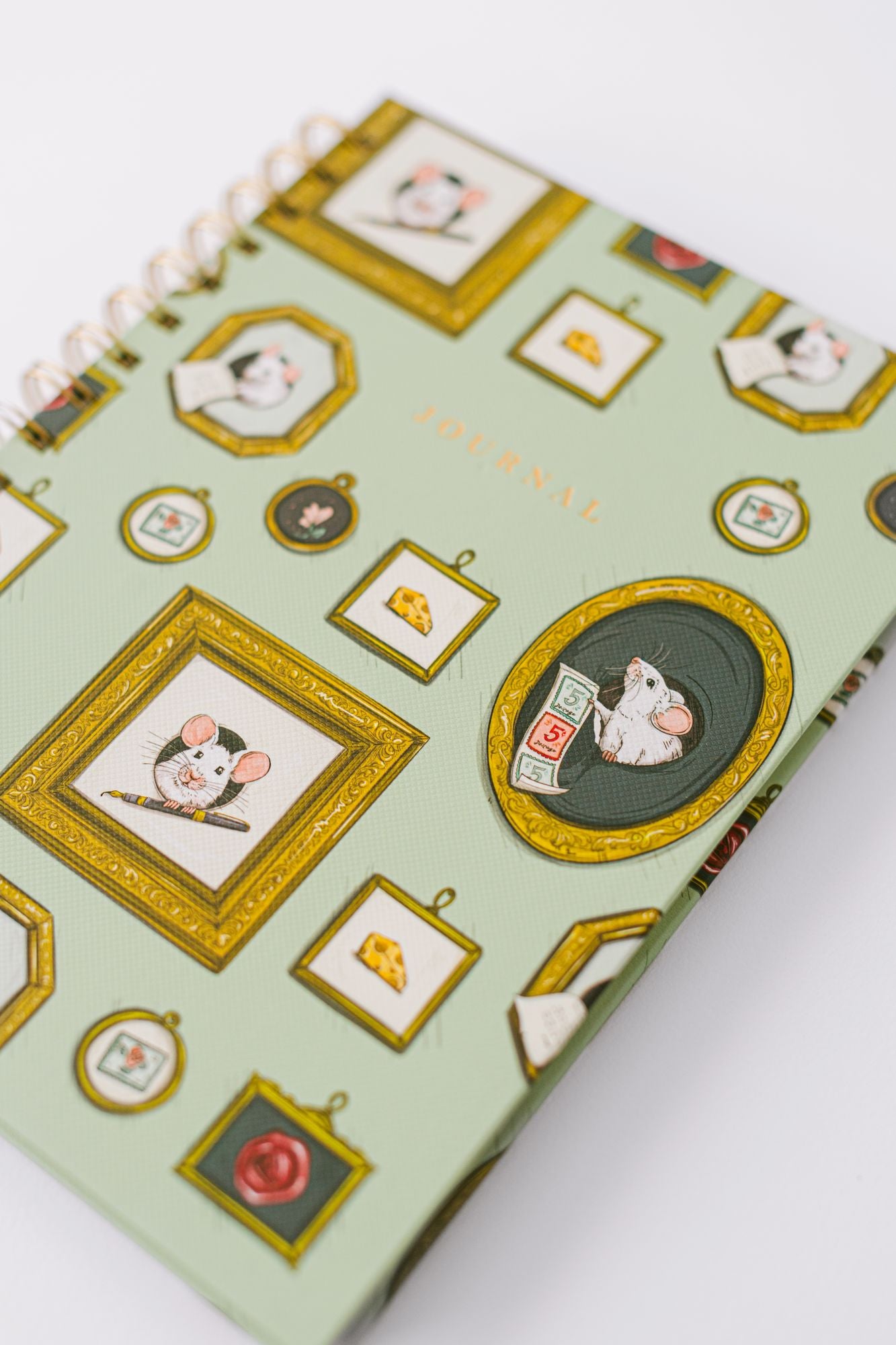 Mouse Cameo Spiral Notebook