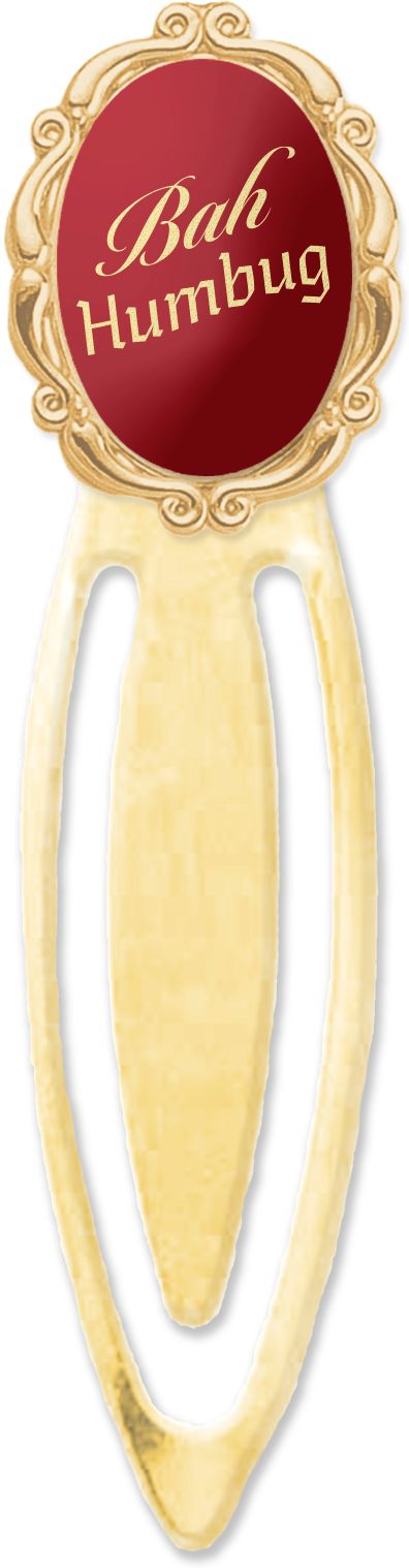 Bah Humbug Metal Clip Bookmark