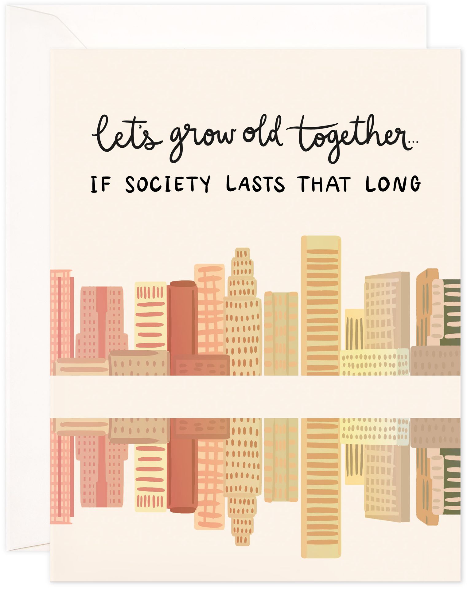 Growing Old Together Love Card