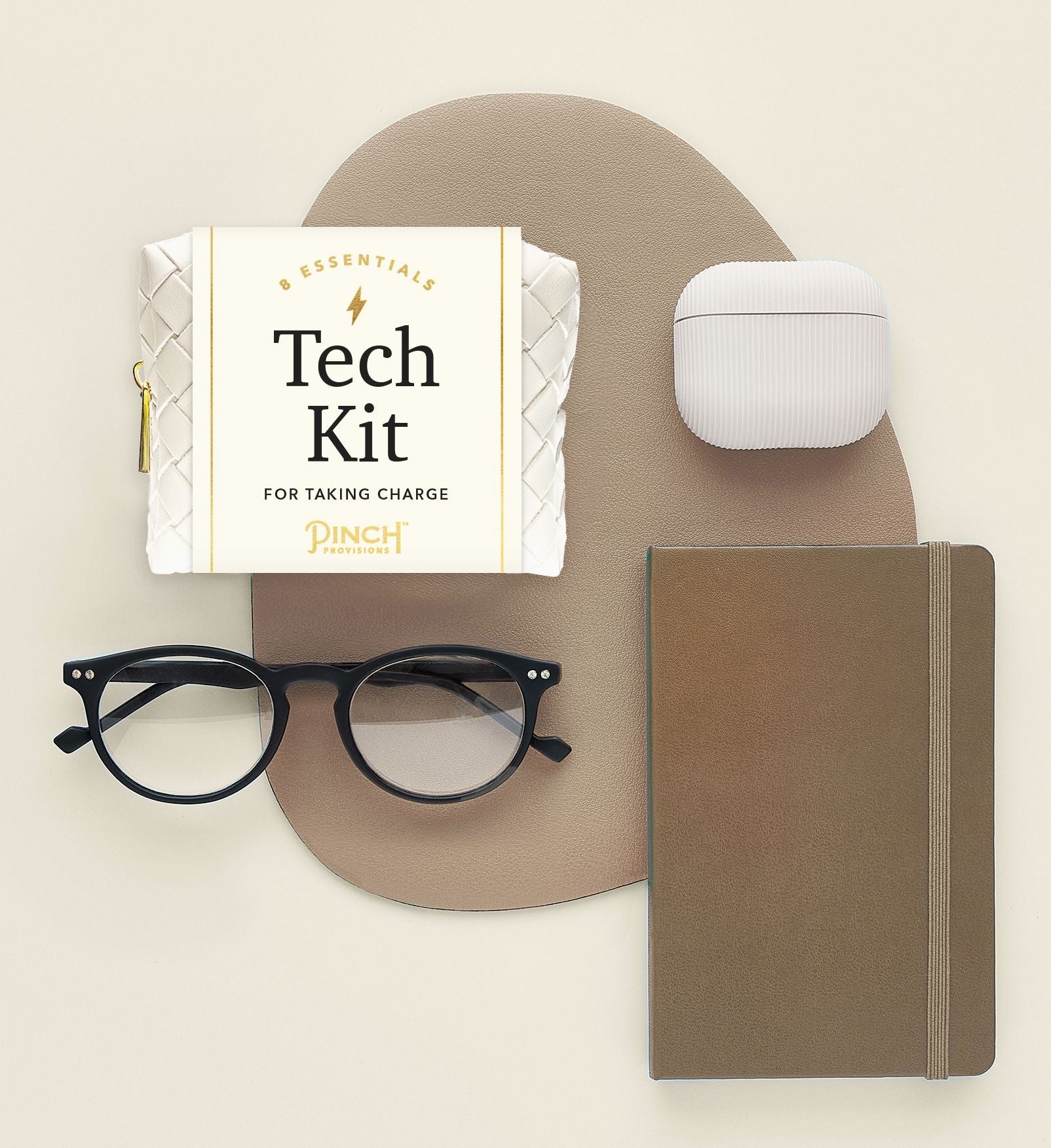 Ivory Woven Tech Kit