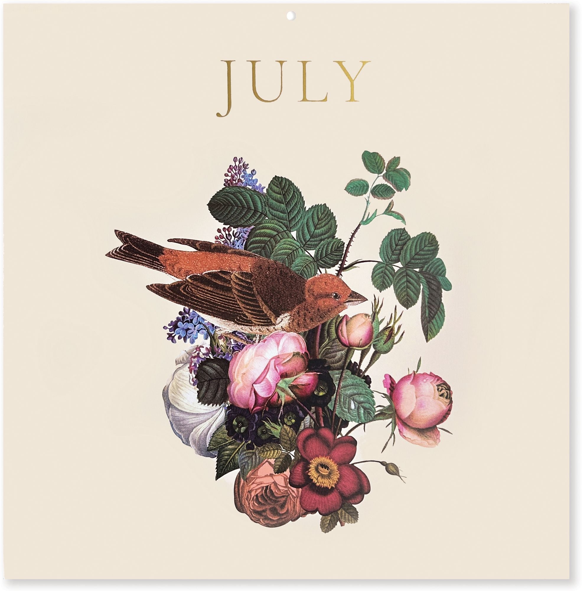 2027 Birds & Blooms Wall Calendar - Exclusive