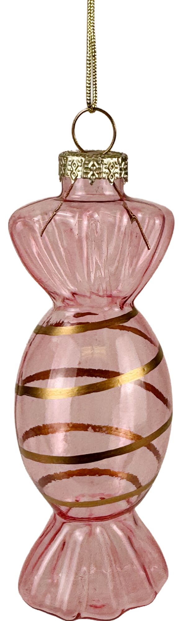 Glass Candy Ornaments - S/4