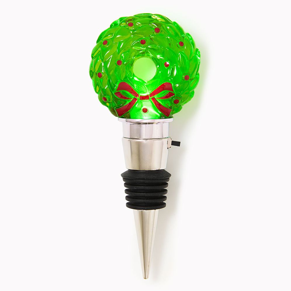 Light Up Wreath Wine Stopper
