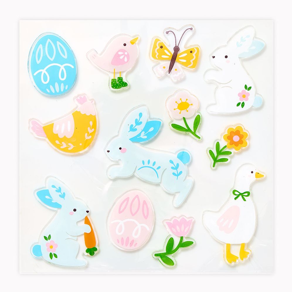 Easter Gel Clings Set of 12