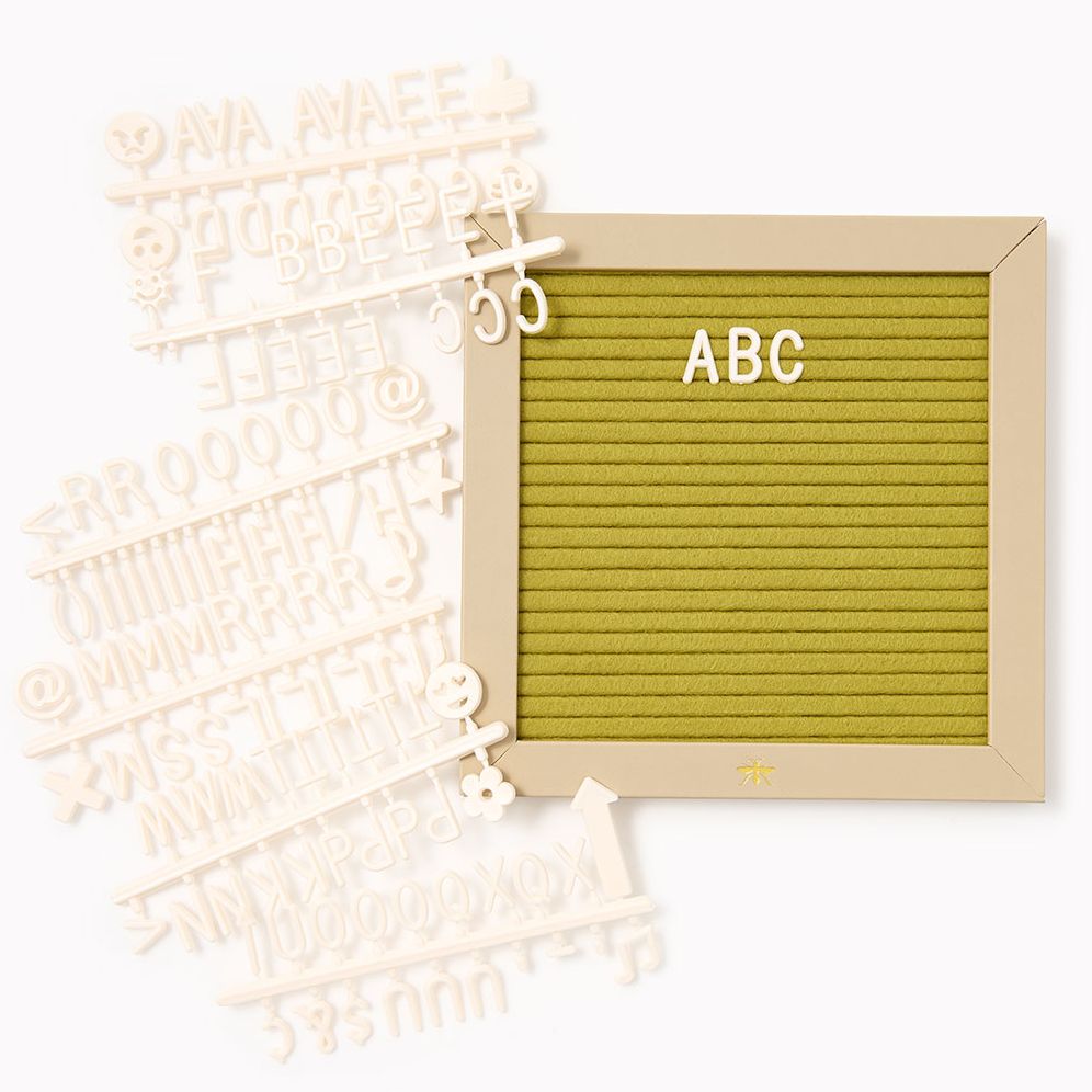 Sand Paper Wasp Mini Letterboard