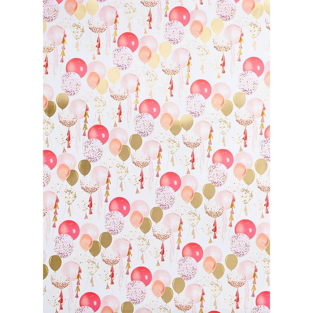 PS Balloons Stone Wrapping Paper