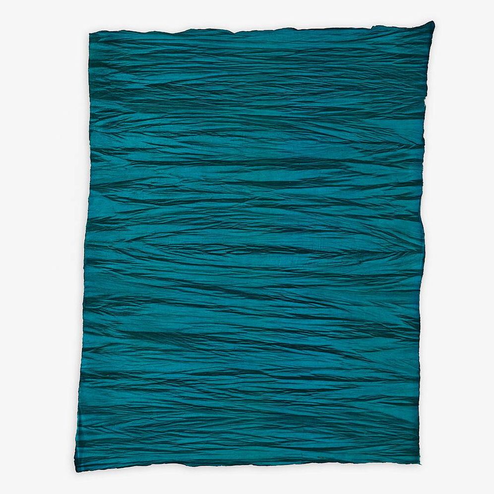 Turquoise Ripples Handmade Paper